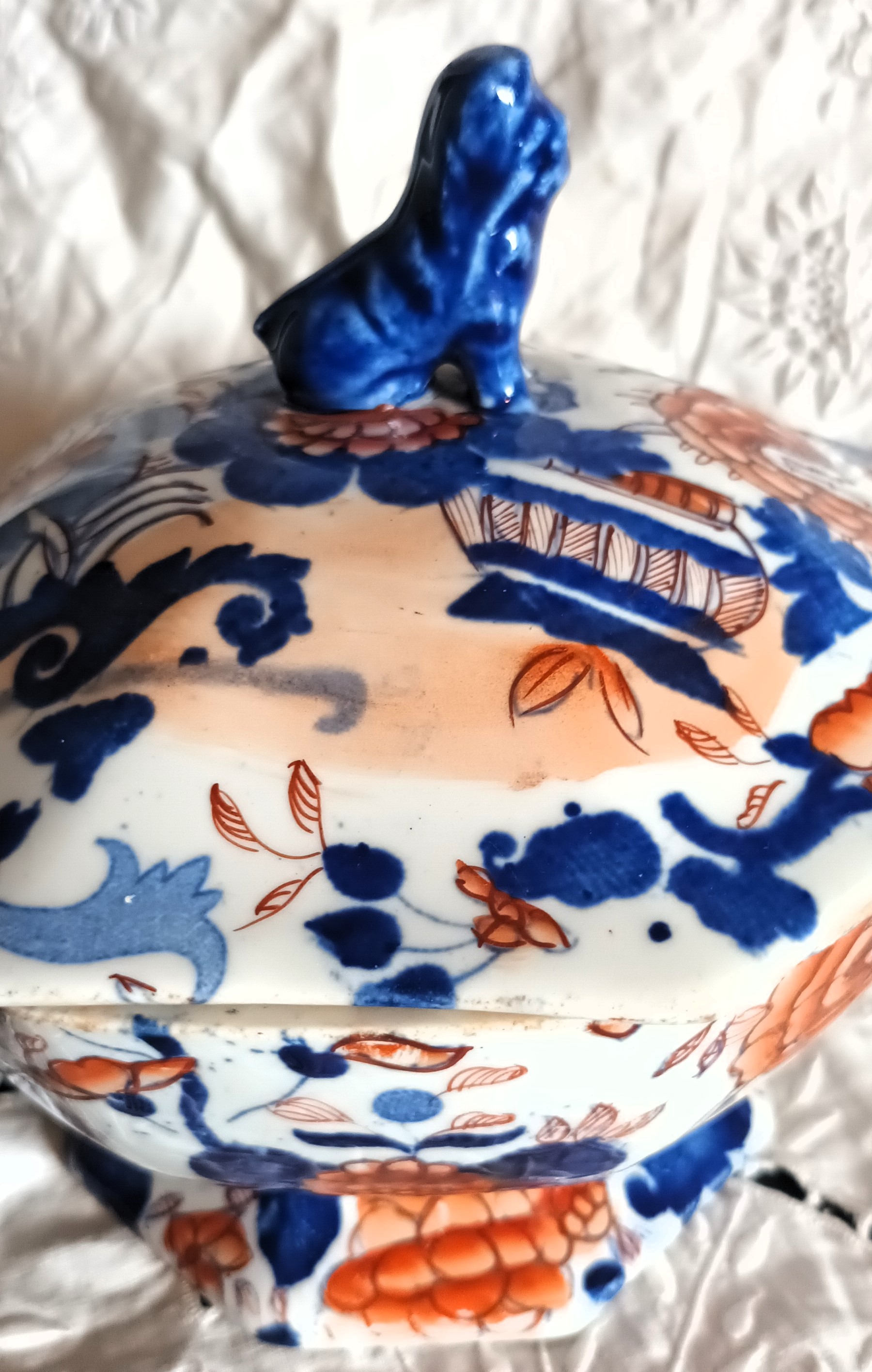 Antique English Georgian Mason's Ironstone Tureen and Cover - Image 3